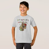 Het hete Meisje ChocolateConoisseur draagt T-shirt (Voorkant volledig)