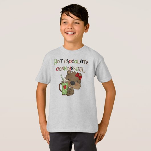 Het hete Meisje ChocolateConoisseur draagt T-shirt (Voorkant volledig)