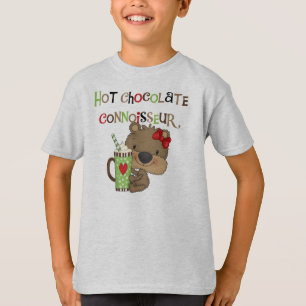 Het hete Meisje ChocolateConoisseur draagt T-shirt