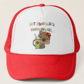 Het hete Meisje ChocolateConoisseur draagt Trucker Pet (Voorkant)