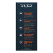 Het Hete Onderwerp van Dood & Hel Reclamekaart (Achterkant)