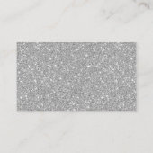 Het hete Roze Zilver schittert de Kaart van de Plaatskaartje (Achterkant)