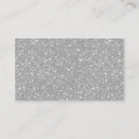 Het hete Roze Zilver schittert de Kaart van de Plaatskaartje (Achterkant)