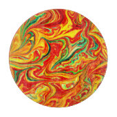 Het hete schilderen van de Patronen van Kleuren. B Snijplank (Voorkant)