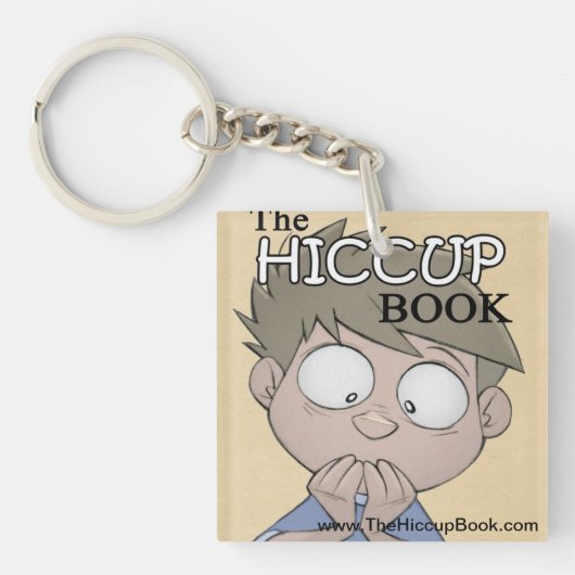 Het Hiccup-boek - acryl sleutelketen Sleutelhanger (voorkant)