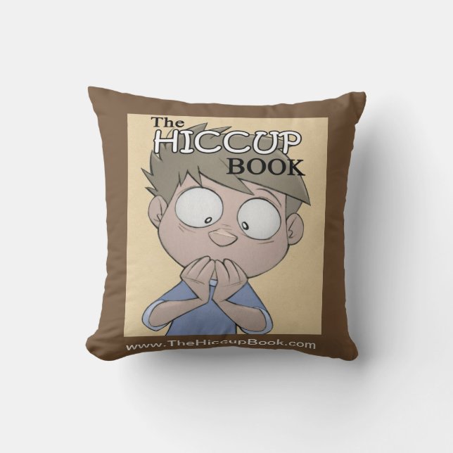 Het Hiccup-boek - kussen - de kat (Voorkant)