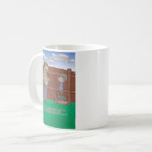 Het Hiccup-boek - mok - de buur (Voorkant links)