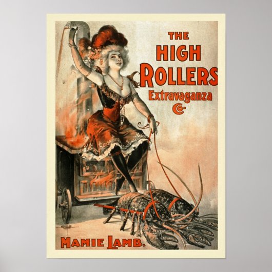 Het High Roller Extravaganza Vintage Poster (Voorkant)