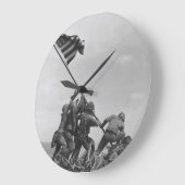 Het hijsen van de vlag op Iwo Jima Grote Klok (Hoek)