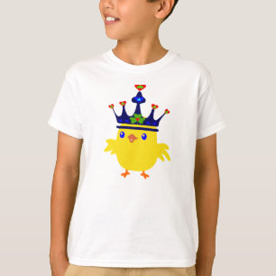 Het hilarische T-shirt van Irish King Chicken Kind