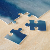 Het Himalaya-gebergte in Clouds Blue Sky Legpuzzel (Zijkant)