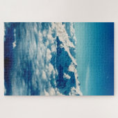 Het Himalaya-gebergte in Clouds Blue Sky Legpuzzel (Horizontaal)