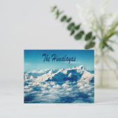 Het Himalaya-gebergte met tekst Briefkaart (Staand voorkant)