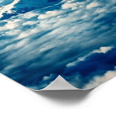 Het Himalaya-gebergte met tekst Poster (Hoek)