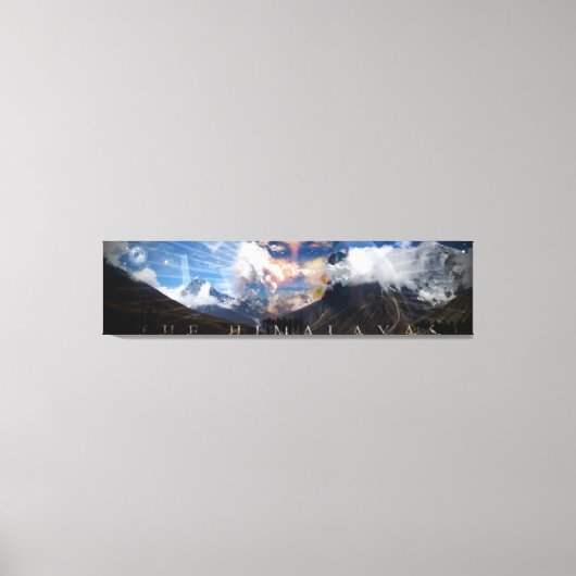 Het Himalaya-schilderwerk Canvas Afdruk (Voorkant)