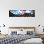 Het Himalaya-schilderwerk Canvas Afdruk (Insitu (Slaapkamer))