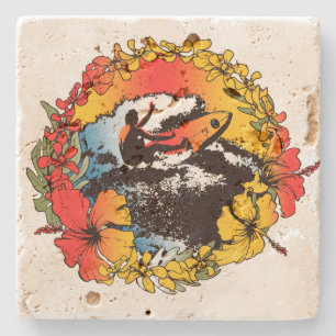 Het hip Hawaiiaanse Onderzetter van de Bar Tiki