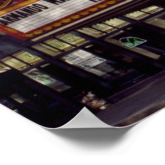 Het hisorische Poster in Chicago Theater (Hoek)