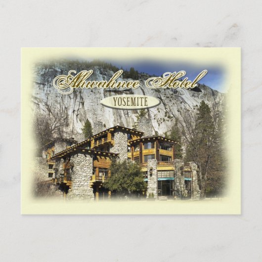 Het Historic Ahwahnee Hotel, Yosemite, CA Briefkaart (Voorkant)