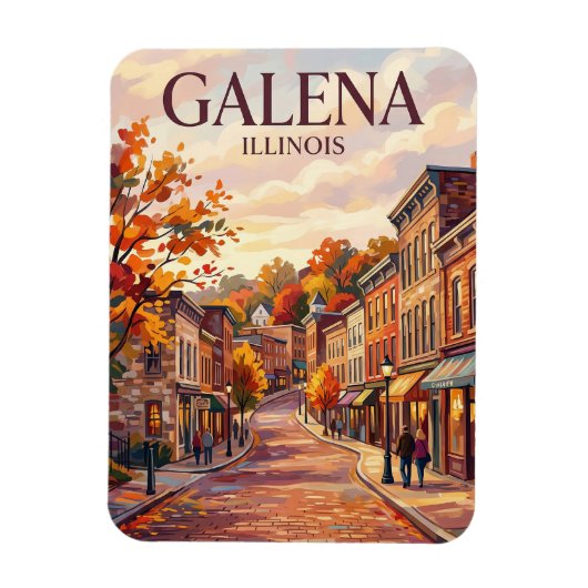 Het Historisch Dorp Galena USA Magneet (Verticaal)
