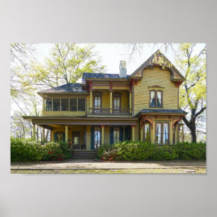 Het historische Bonner-Whitaker-McClendon House, T Poster