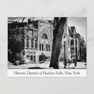 Het historische district Hudson-Herfsten Briefkaart