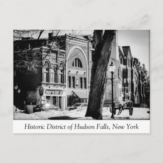 Het historische district Hudson-Herfsten Briefkaart