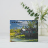Het historische vissersdorp Finn Slough Briefkaart (Staand voorkant)