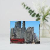 Het historische Wrigley-gebouw Briefkaart (Staand voorkant)