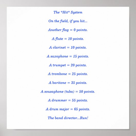 Het *Hit*-systeem Poster (Voorkant)