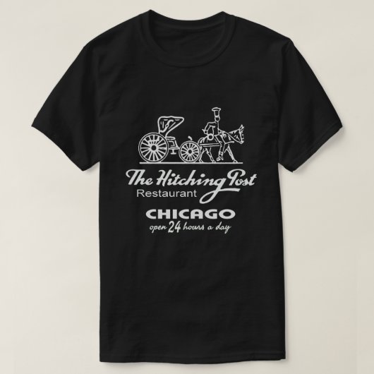 Het Hitching Post Restaurant, Chicago, IL T-shirt (Design voorkant)
