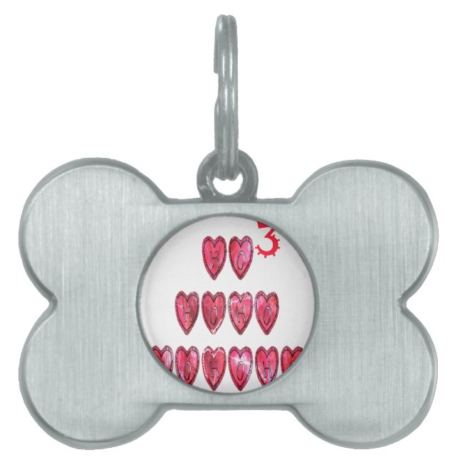 Het Ho Ho Hearts Collectie. Huisdieren Naamplaatje (voorkant)