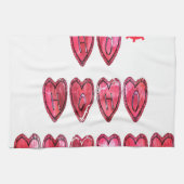 Het Ho Ho Hearts Collectie. Theedoek (Horizontaal)