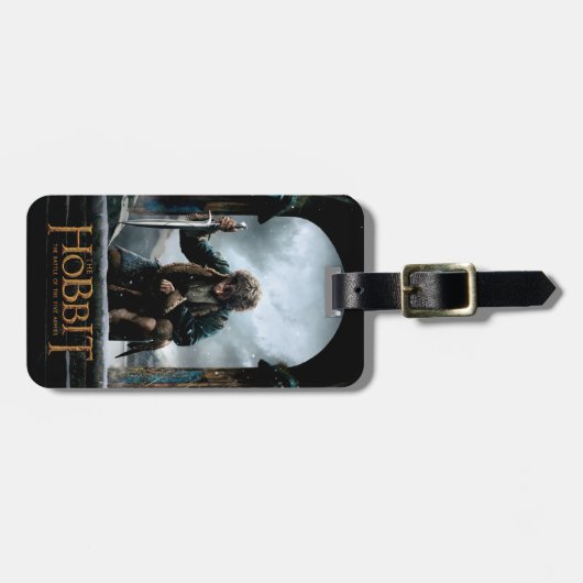 Het Hobbit - BILBO BAGGINS™ Movie Poster Bagagelabel (Voorkant horizontaal)