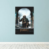 Het Hobbit - BILBO BAGGINS™ Movie Poster Canvas Afdruk (Insitu (Houten vloer))