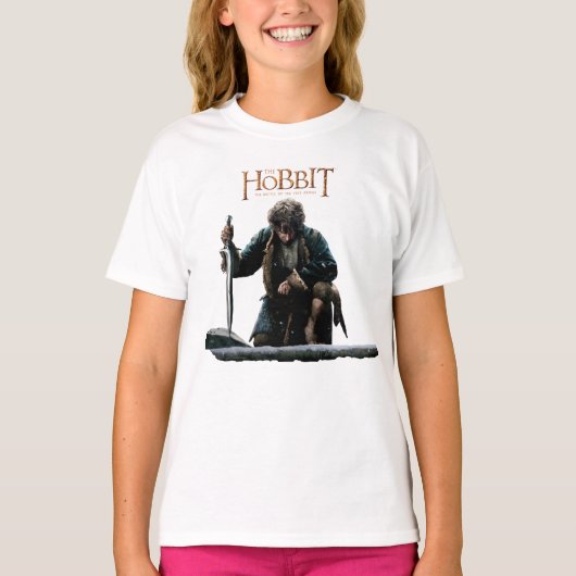 Het Hobbit - BILBO BAGGINS™ Movie Poster T-shirt (Voorkant)