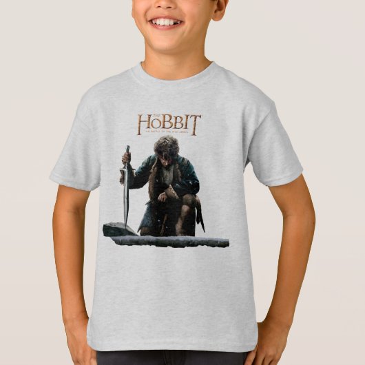 Het Hobbit - BILBO BAGGINS™ Movie Poster T-shirt (Voorkant)