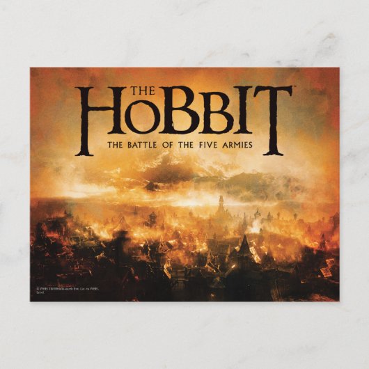 Het Hobbit: DE BATTLE VAN VIJF ARMIES™ Logo Briefkaart (Voorkant)