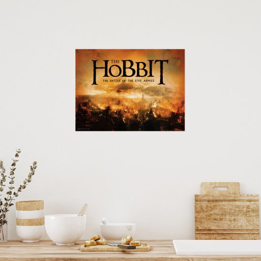 Het Hobbit: DE BATTLE VAN VIJF ARMIES™ Logo Poster (Keuken)