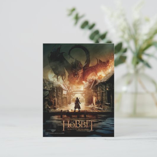 Het Hobbit - Laketown Movie Poster Briefkaart (Staand voorkant)