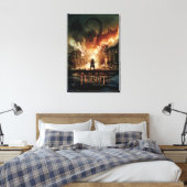 Het Hobbit - Laketown Movie Poster Canvas Afdruk (Insitu (Slaapkamer))