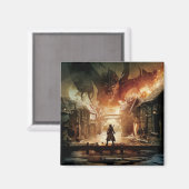 Het Hobbit - Laketown Movie Poster Magneet (Voorkant / Achterkant)