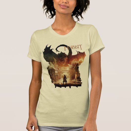 Het Hobbit - Laketown Movie Poster T-shirt (Voorkant)