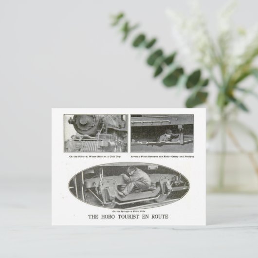 Het Hobo-toerisme Briefkaart (Staand voorkant)
