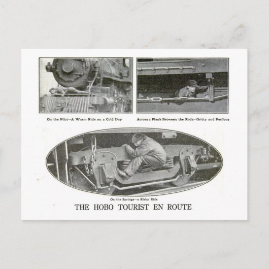 Het Hobo-toerisme Briefkaart (Voorkant)