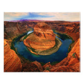 Het Hoefijzer buigen Foto Afdruk (Voorkant)