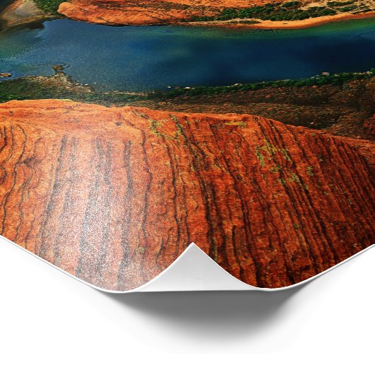 Het Hoefijzer buigen Foto Afdruk (Hoek)