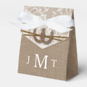 Het Hoefijzer Rustic Wedding Collectie Bedankdoosjes (Voorkant Zijde)