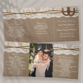 Het Hoefijzer Rustic Wedding Collectie Drieluik Programma