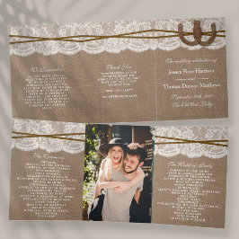 Het Hoefijzer Rustic Wedding Collectie Drieluik Programma